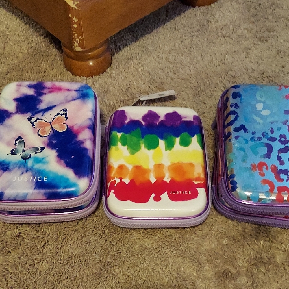 Justice Colorful Pencil Case